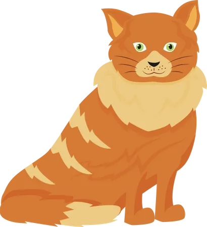 Tabby cat Illustration