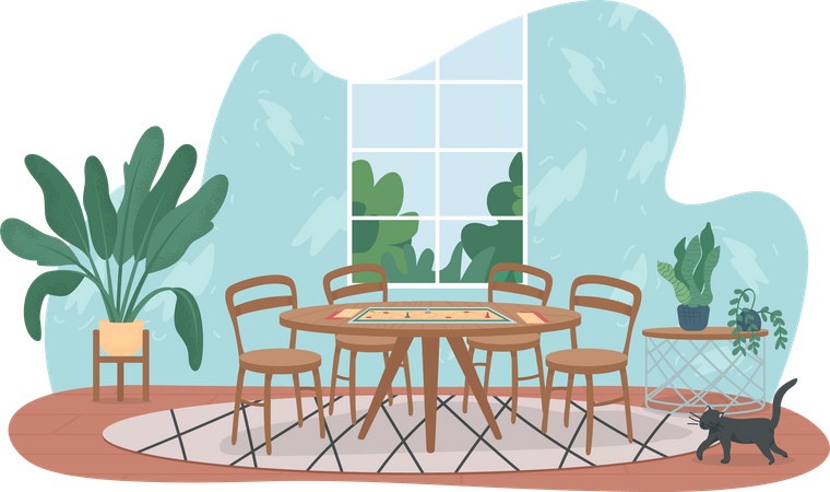 Table à manger  Illustration