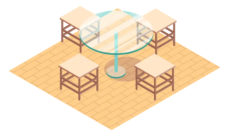 Table à manger  Illustration