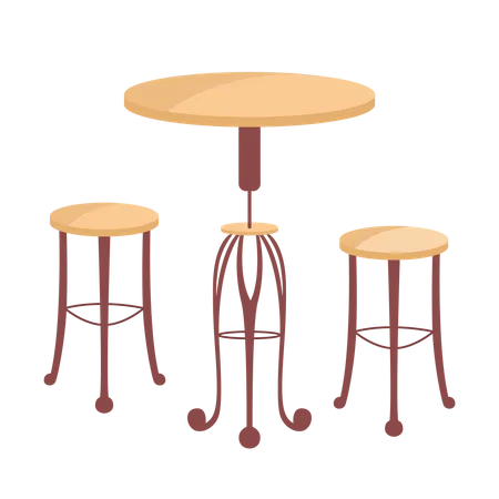Table de café  Illustration