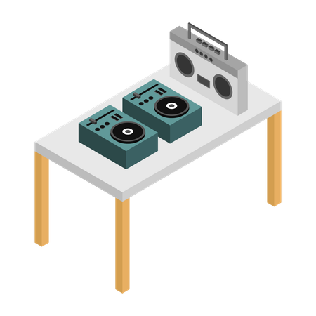 Table de mixage  Illustration
