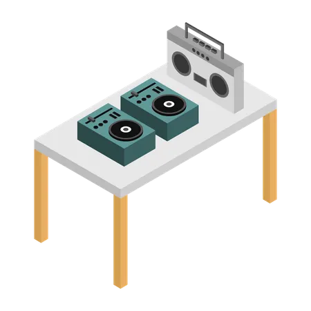 Table de mixage  Illustration
