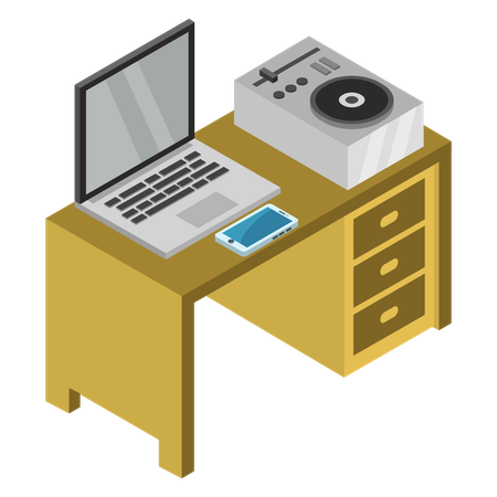 Table d'enregistrement  Illustration