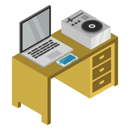 Table d'enregistrement  Illustration