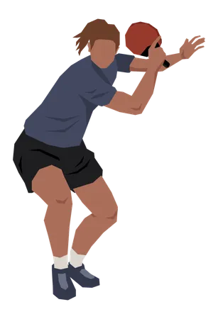 Table tennis player playing table tennis  Illustration