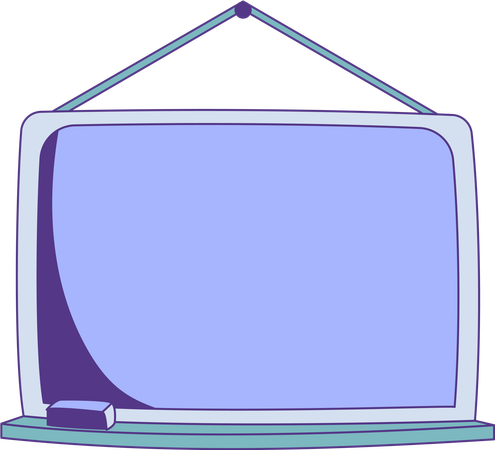 Tableau blanc  Illustration