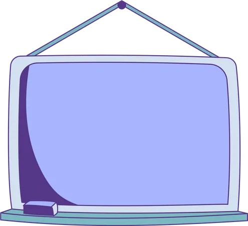 Tableau blanc  Illustration