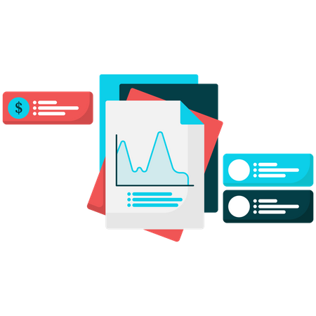 Tableau financier  Illustration