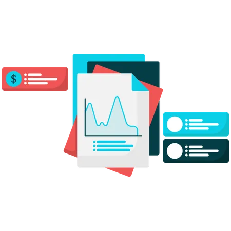 Tableau financier  Illustration