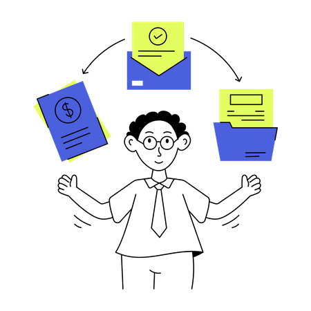 Tâches d'administrateur  Illustration