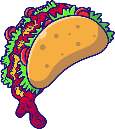 Taco  Illustration