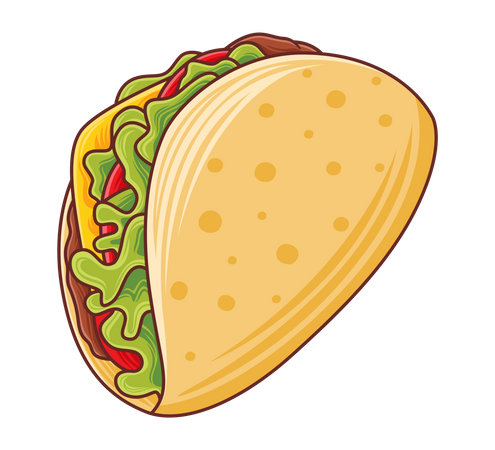 Taco  Illustration