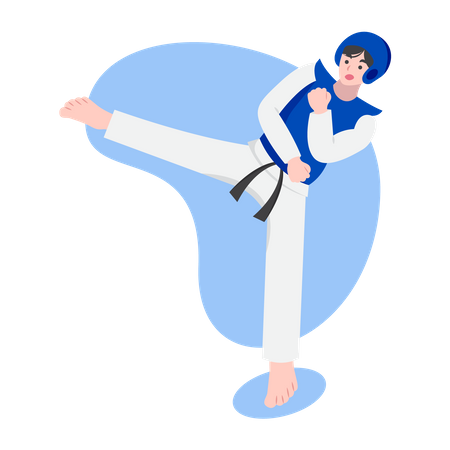 Tae Kwon Do Martial arts  Illustration