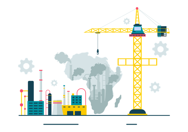 Tag der afrikanischen Industrialisierung  Illustration