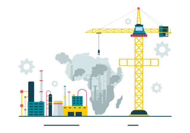 Tag der afrikanischen Industrialisierung  Illustration