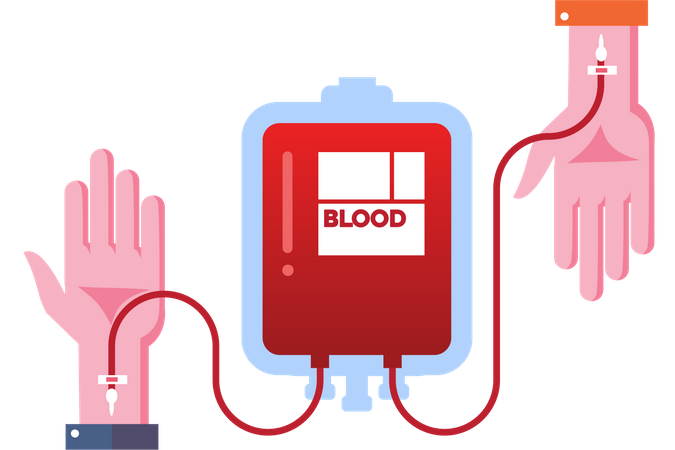 Tag der Blutspende  Illustration
