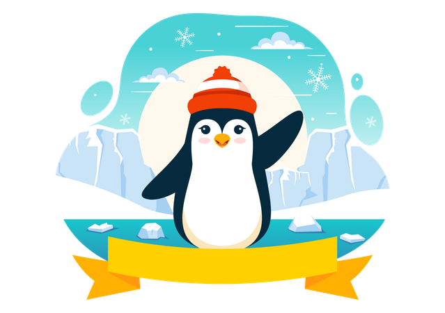 Tag der Pinguine  Illustration