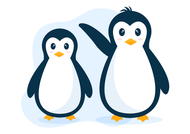 Tag der Pinguine  Illustration