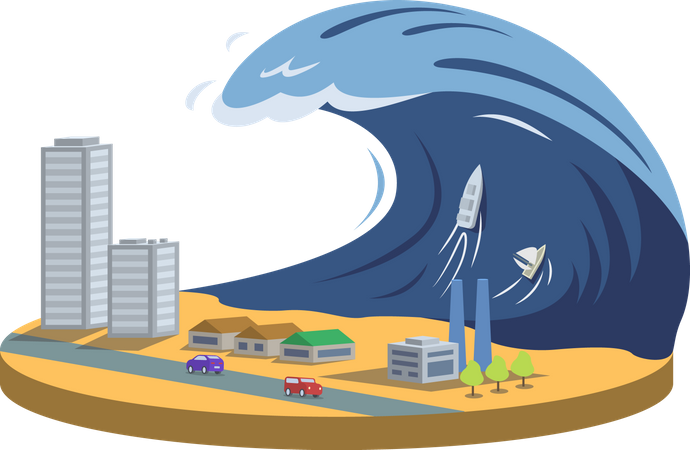 Taifun  Illustration