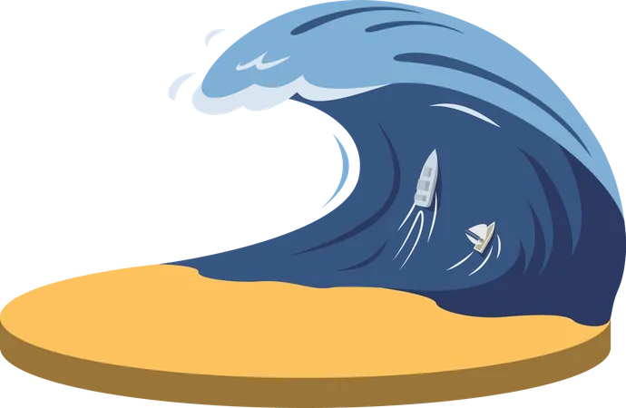 Taifun  Illustration