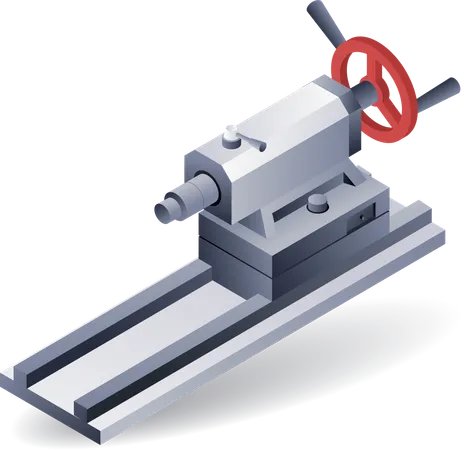 Tail stock manual lathe part  Illustration