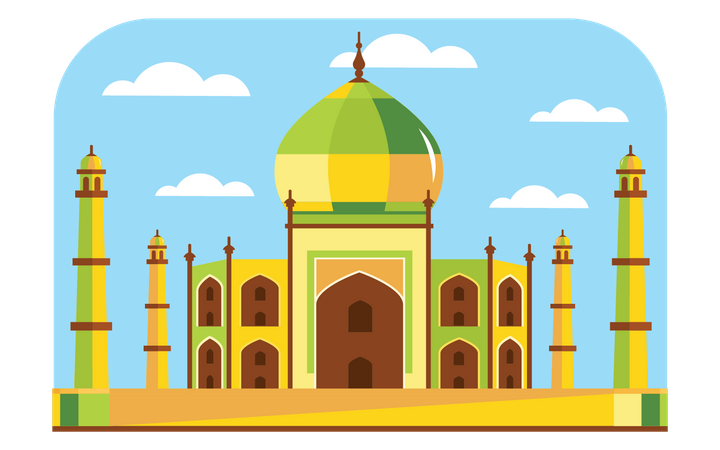 Taj Mahal  Ilustração