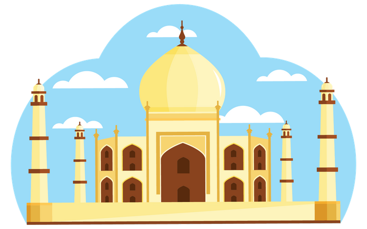 Taj Mahal  Ilustração