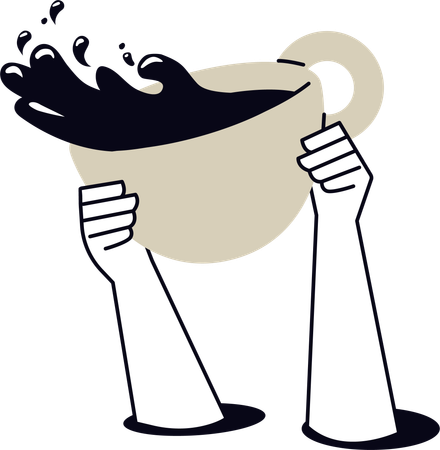 Take A Break and have coffee  Illustration