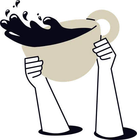 Take A Break and have coffee  Illustration