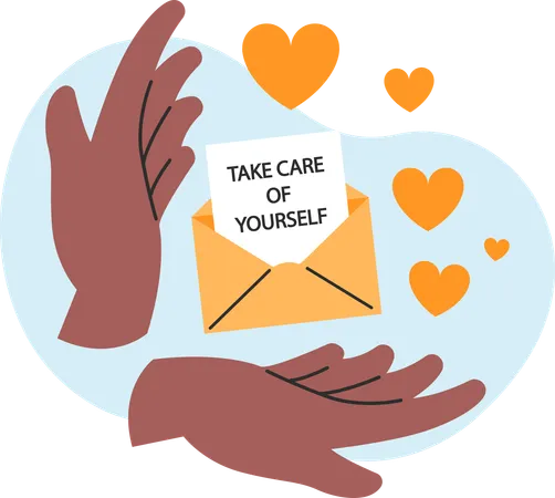 Take care of yourself  Illustration