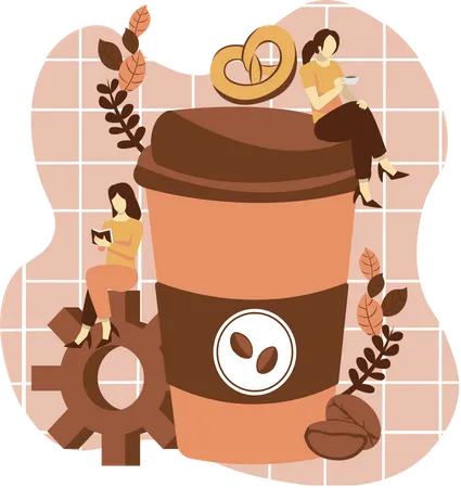 Takeaway Coffee Illustration