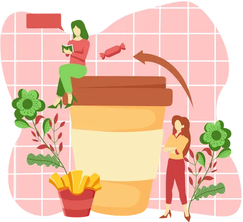 Takeaway Coffee Illustration