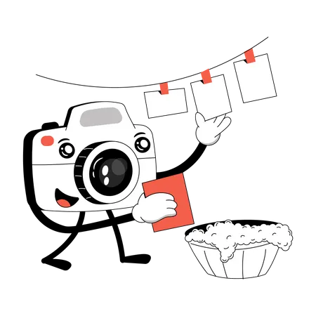 Taking Pictures  Illustration