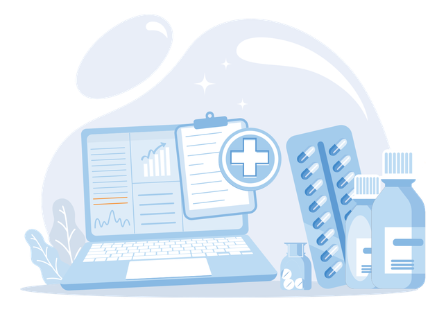 Talk To Doctor From Anywhere  Illustration
