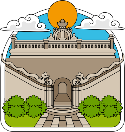 Parque sari yogyakarta  Ilustración