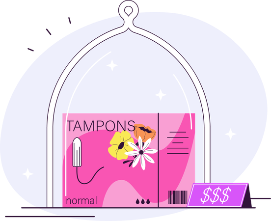 Taxe sur les tampons  Illustration