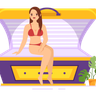 illustrations for tanning