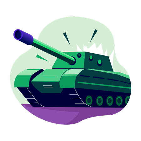 Tanque de guerra  Ilustração