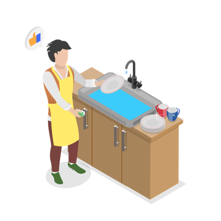 Tareas del hogar  Ilustración
