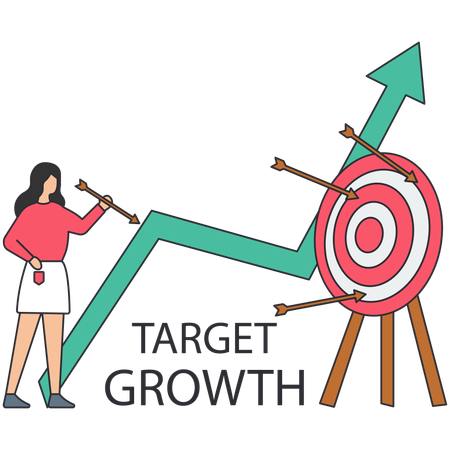 Target Growth  Illustration