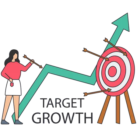 Target Growth  Illustration