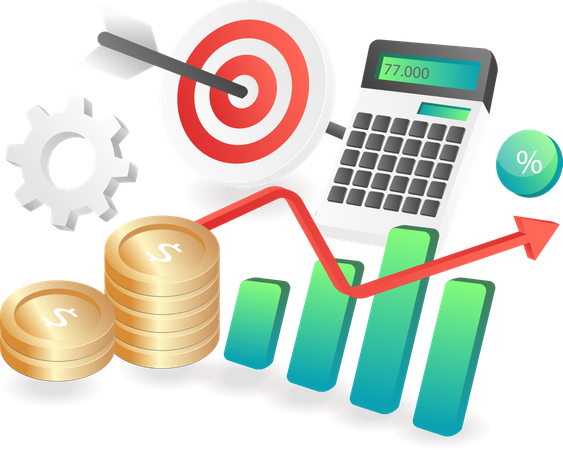 Target investment business analysis  Illustration