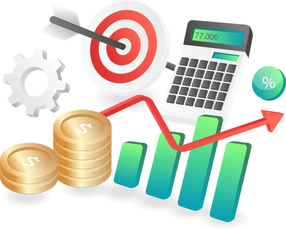 Target investment business analysis  Illustration