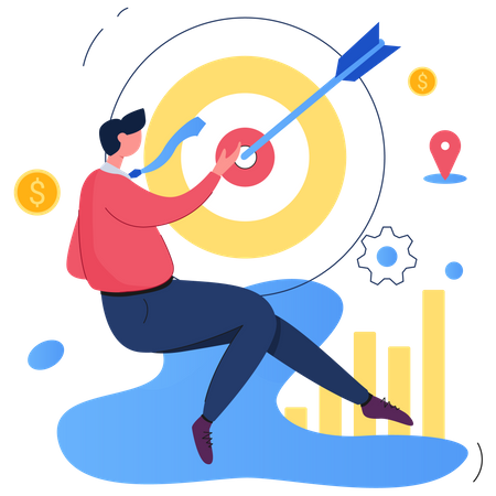 Target Marketing  Illustration