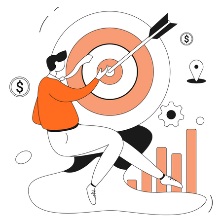 Target Marketing  Illustration