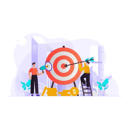 Target Marketing  Illustration