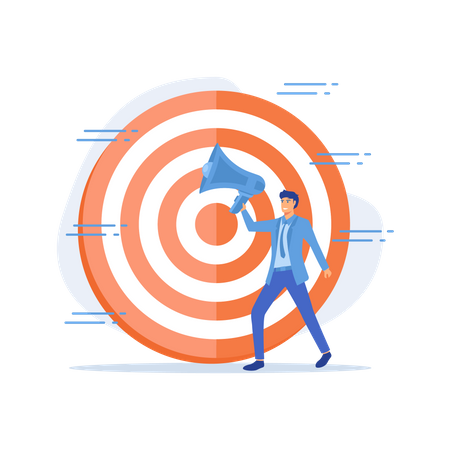 Targeted advertisement campaign  Illustration