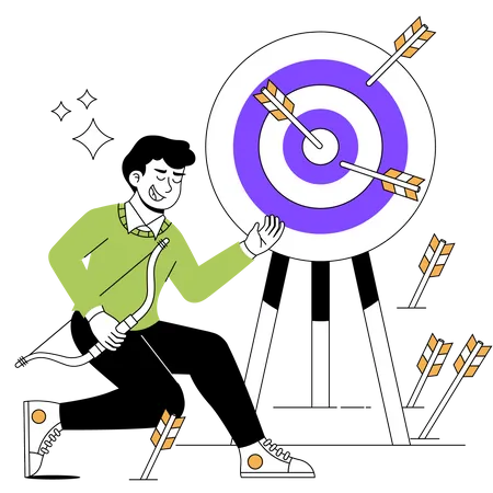 Targeted marketing campaign  Illustration