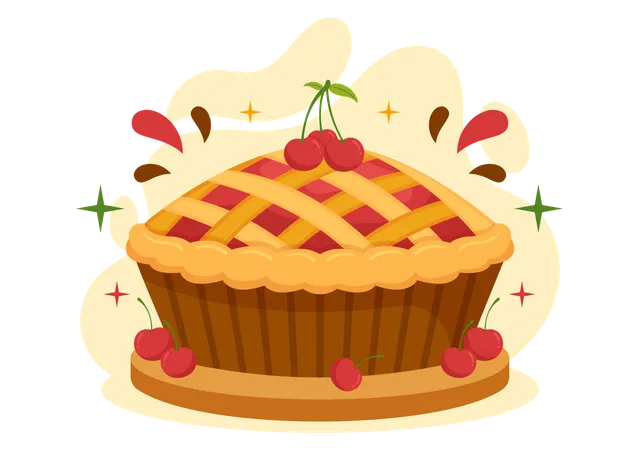 Fête de la tarte aux cerises  Illustration