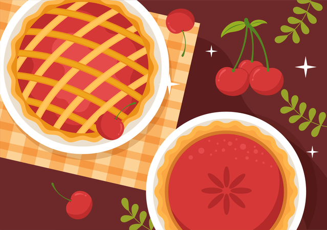 Appréciation de la tarte aux fruits  Illustration